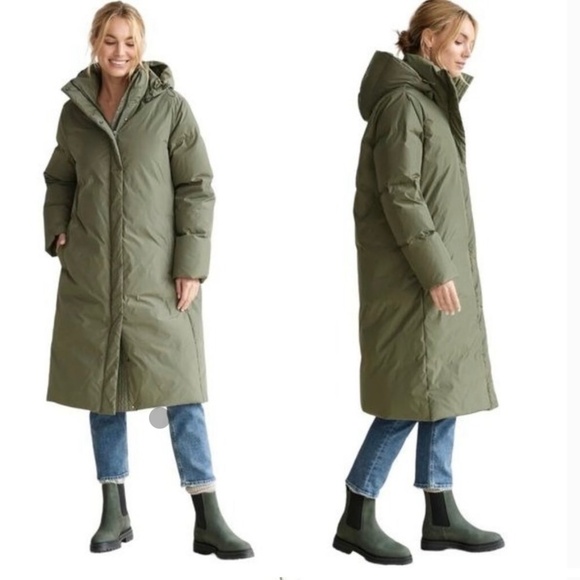 NWT Jenni Kayne, Long, Sage Green, Puffer Coat, Size Small - Picture 1 of 7